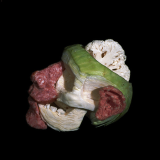 Illustration for article titled These anatomical food sculptures are gruesome and lunch-meaty